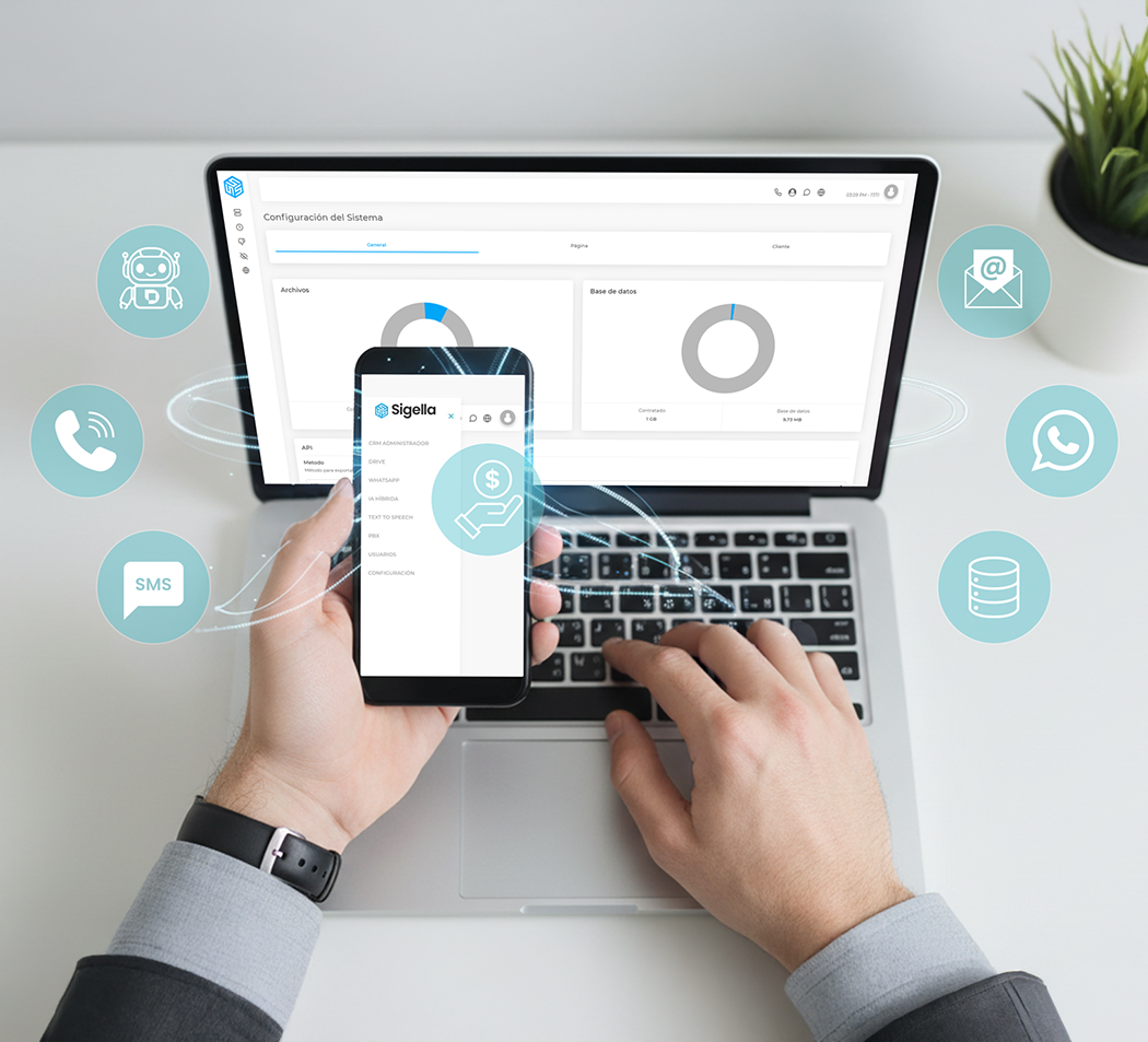 CRM Sigella para gestionar cobranzas y comunicación omnicanal desde una sola pantalla